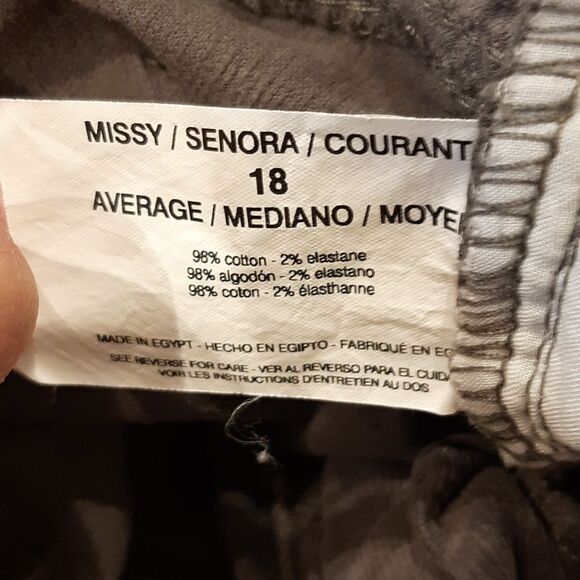 Bandolino Gray Corduroy Mandie Pants - Picture 7 of 12